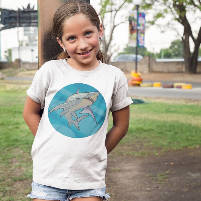 T-shirt Grand requin blanc (Créateur téléchargé)
