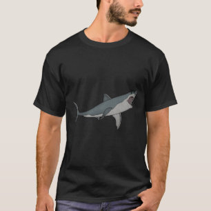T-shirt Grand requin blanc amour requins