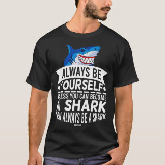 T-shirt Grand requin blanc Biologie marine Nageoire 