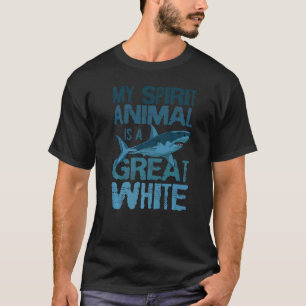 T-shirt Grand requin blanc plus grand poisson prédateur Mo