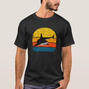 T-shirt Grand requin blanc Vintage rétro