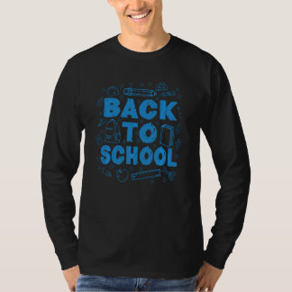 T-shirt Grand Retour À L'École Étudiante Prématernelle