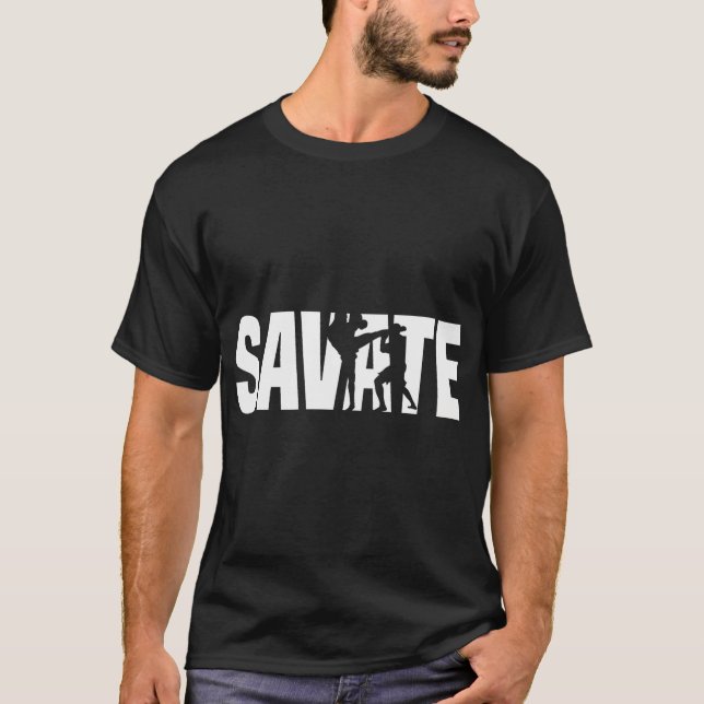 T-shirt Grand Savate Boxing Kick MIXED MARTIAL ART Kickbox (Devant)