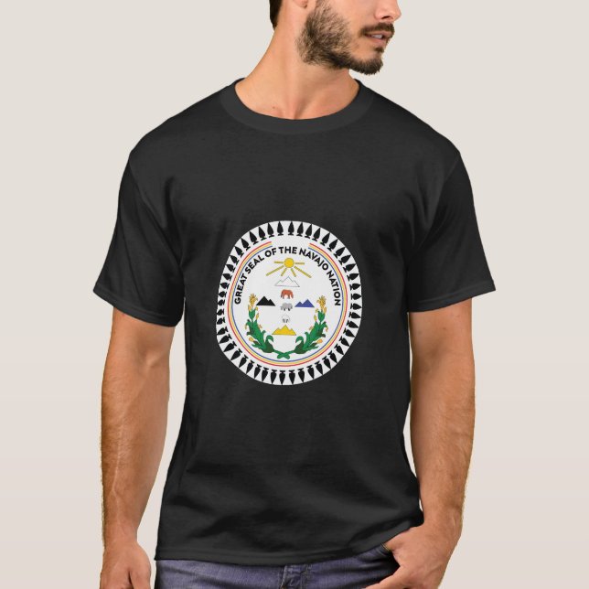 T-shirt Grand sceau de la nation navajo| nation navajo (Devant)