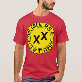 T-shirt Grand Seal of the State of Jefferson Flag