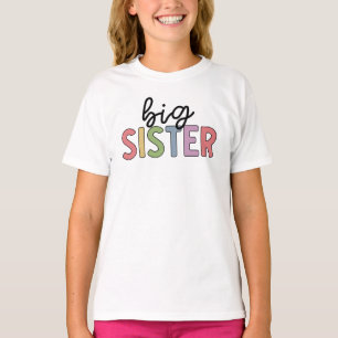 T-shirt Grand Soeur Cute promu à Soeur