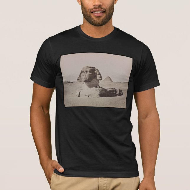 T-shirt Grand Sphinx de Giza Necropolis en Égypte 1887 (Devant)