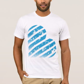 T-shirt Grand sur le bleu