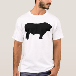 T-shirt grand taureau noir