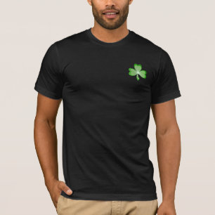 T-shirt Grand "temps de Hooley de shamrock !" dos de noir