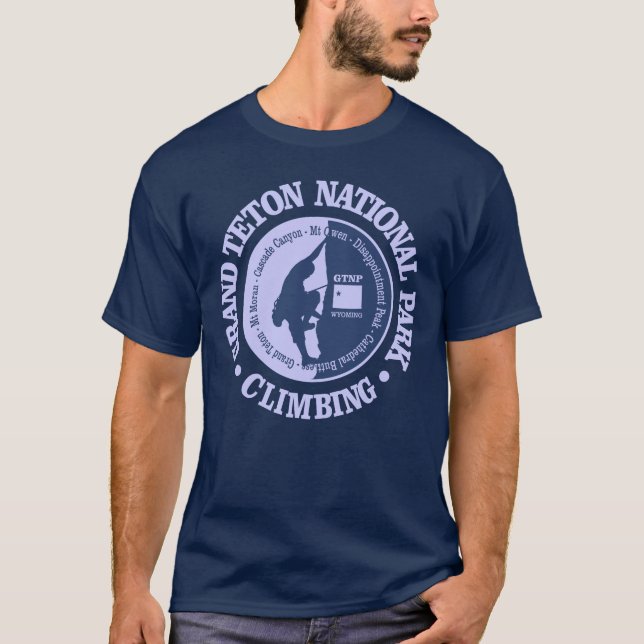 T-shirt Grand Teton (escalade) (Devant)