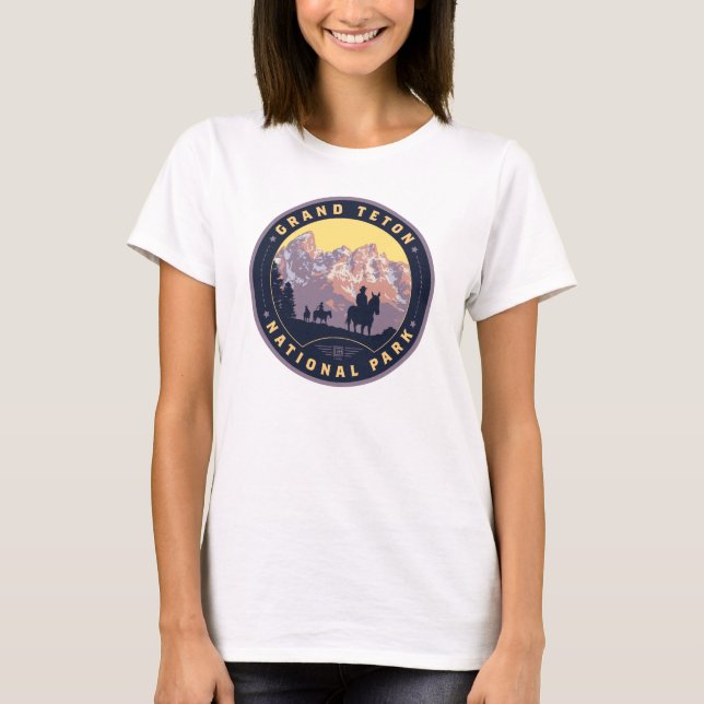 T-shirt Grand Teton National Park (Devant)