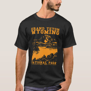T-shirt Grand Teton National Park Randonnée Wyoming Vacanc