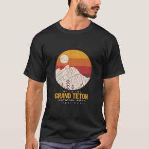 T-shirt Grand Teton National Park Vacances Nouveauté