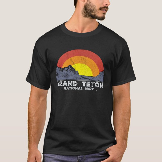 T-shirt Grand Teton National Park Wyoming (Devant)