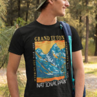 Grand Teton National Park Wyoming Retro Trouvé