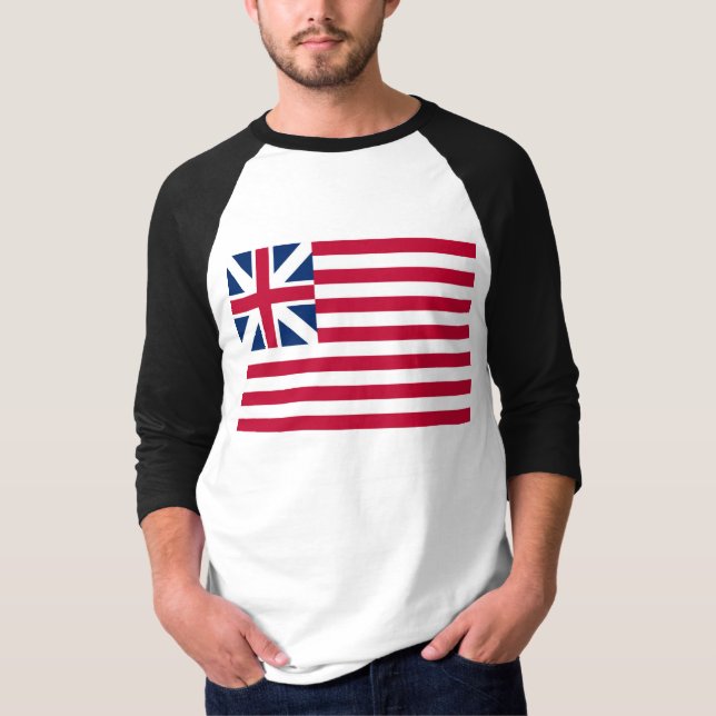 T-shirt Grand Union, 1ère États-Unis Drapeau des colonies (Devant)
