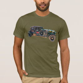 T-shirt Grand Vieux Anglais classique Voiture Abstraite T-