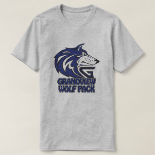 T-shirt Grand-View High School Wolf Pack T