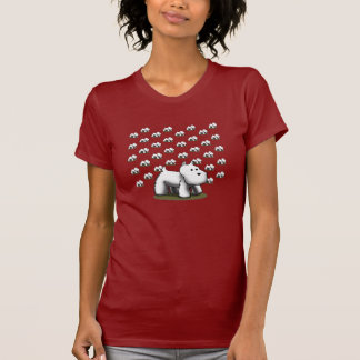 T-shirt Grand Westie, peu de Westies