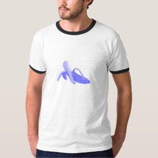 T-shirt Grande banane bleue