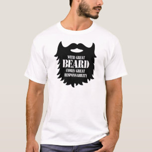 T-shirt Grande barbe - grande responsabilité
