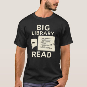T-shirt Grande Bibliothèque de Lecture - Lecture Numérique