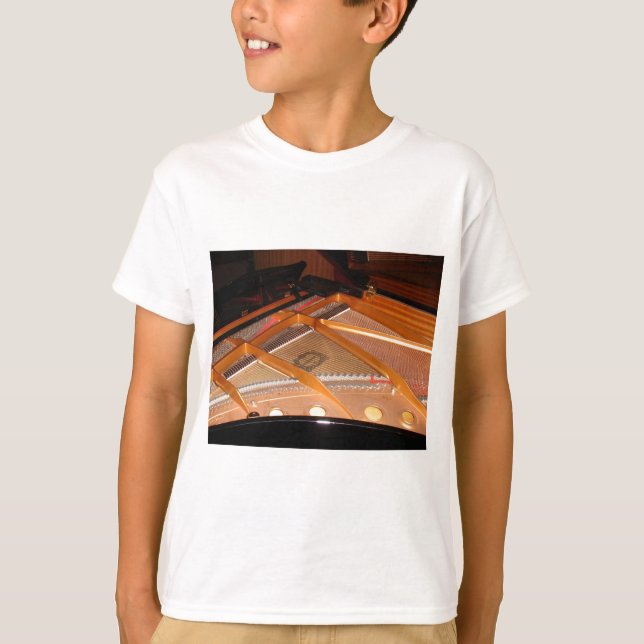 T-shirt Grande carte son Piano (Devant)