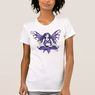 T-shirt Grande chemise blanche "de Lotus violet"
