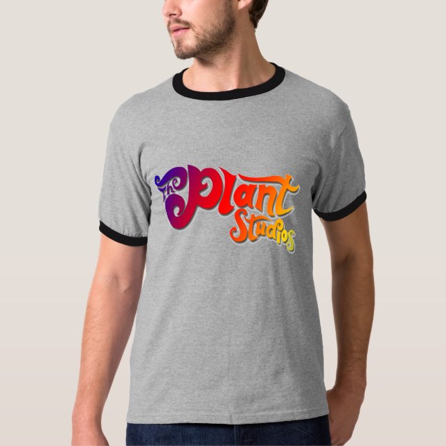 T-shirt Grande chemise de logo de plante - avant (Devant)