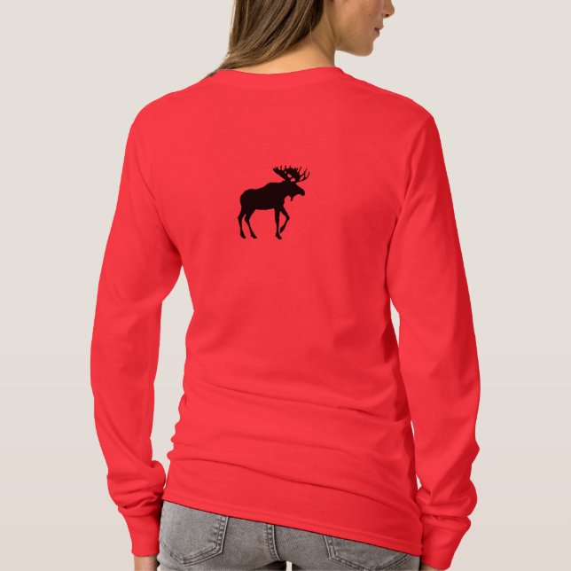 T-shirt Grande chemise d'orignaux de PARK CITY - couleurs (Dos)