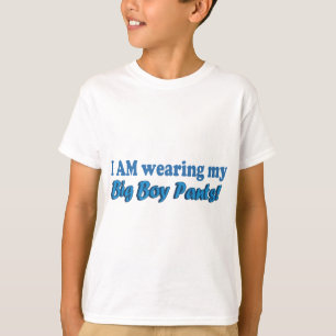 T-shirt Grande conception des textes de pantalon de garço