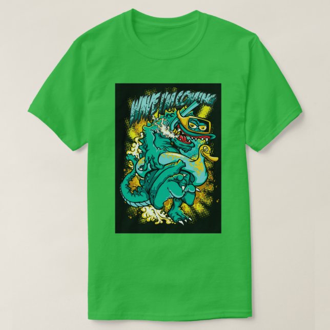 T-shirt Grande conception monstre (Design devant)