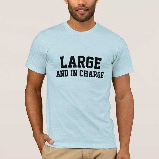 T-shirt Grande et responsable chemise (Devant)