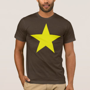 T-shirt Grande étoile jaune