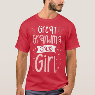 T-shirt Grande grand-mère dit Faire-part de grossesse 