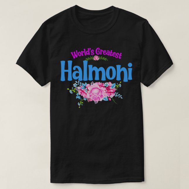T-shirt Grande grand-mère sud-coréenne de Halmoni (Design devant)