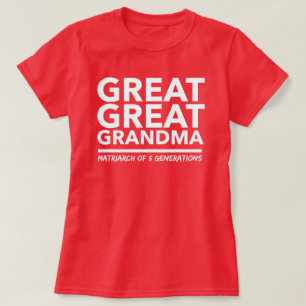 T-shirt Grande grande grand-maman