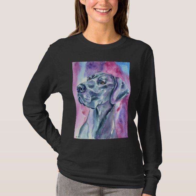 T-shirt Grande humeur bleue Dane T Shirt (Devant)