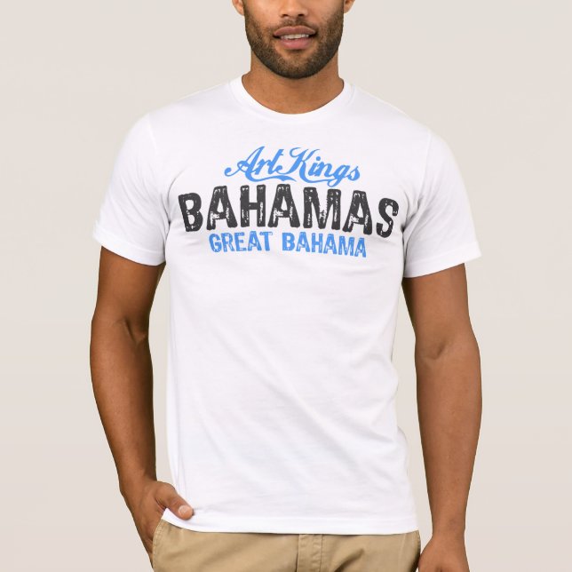 T-shirt Grande île de Bahama Bahamas (Devant)