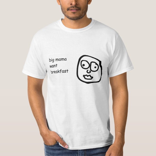 T-shirt Grande maman Want Breakfast Tee (Devant)