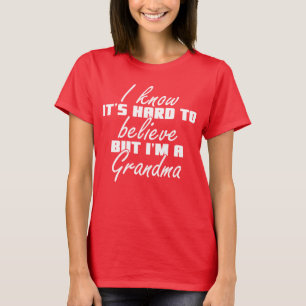 T-shirt Grande-mère qui dit l'idée d'un cadeau à grand-mèr