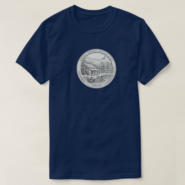 T-SHIRT GRANDE MONTAGNE FUMÉE PIÈCE (Design devant)