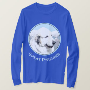 T-shirt Grande peinture pyrénéenne - Art original du chi