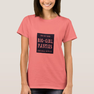 T-shirt Grande pièce en t de culottes de fille