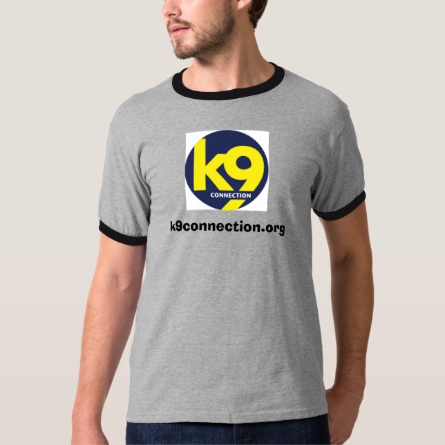 T-shirt Grande pièce en t de sonnerie de logo (Devant)