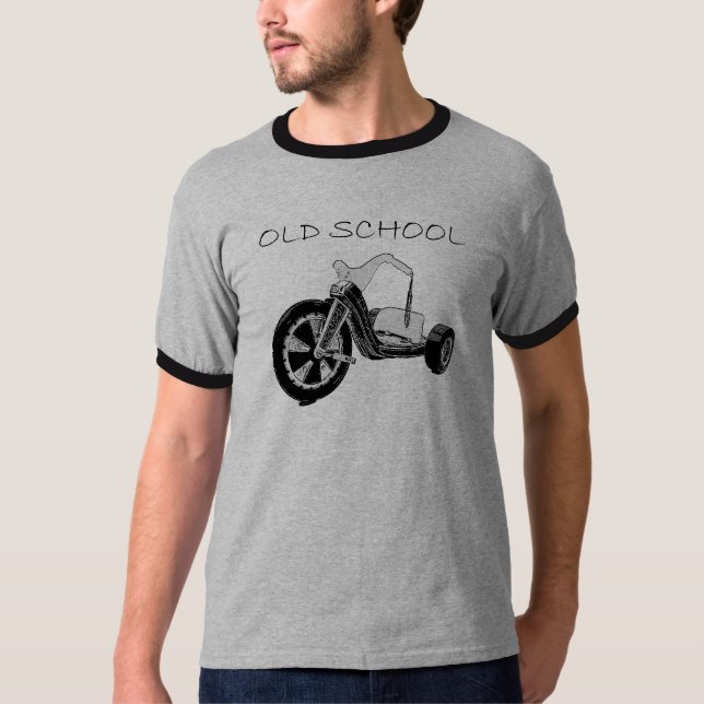 T-shirt Grande roue de vieille école (Devant)