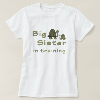 T-shirt Grande Soeur Dans L'Entraînement Des Tortues