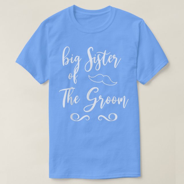 T-shirt Grande soeur de la mariée et de la mariée Mariage  (Design devant)