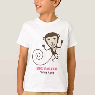 T-shirt Grande soeur de singe lunatique